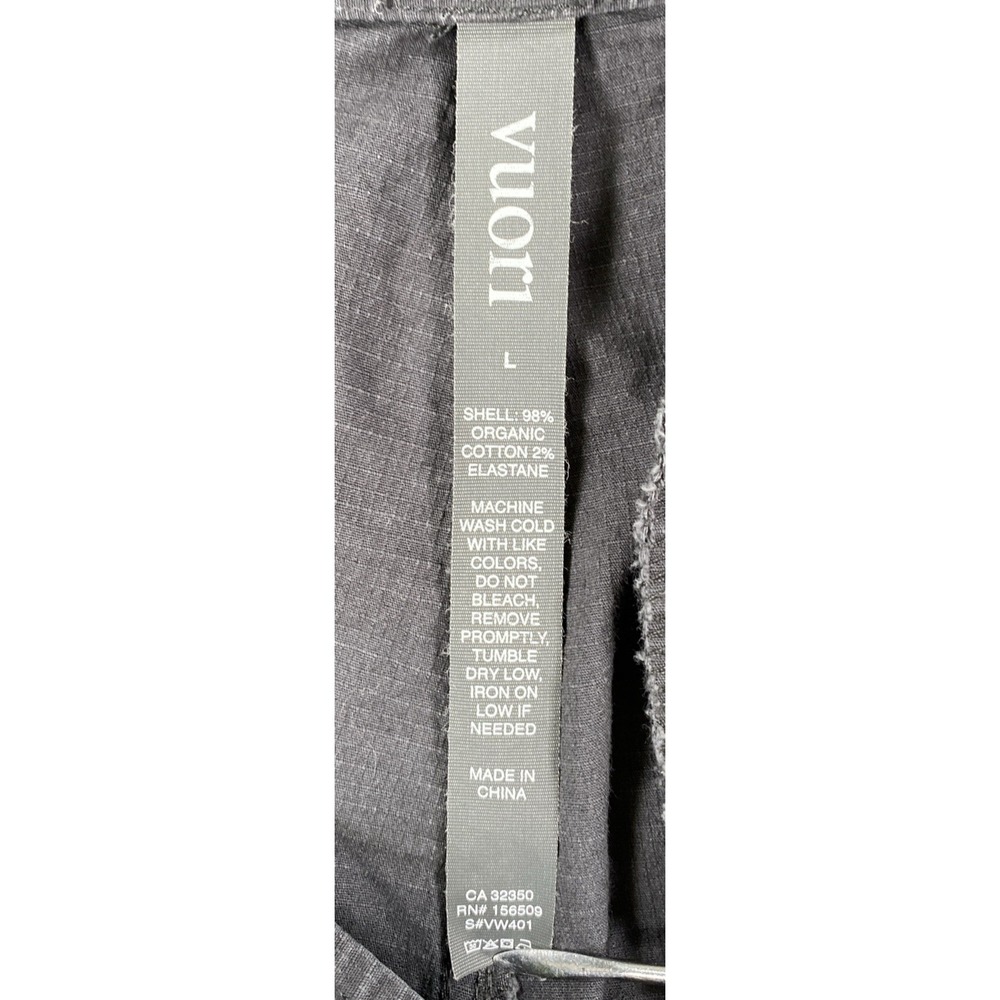 Vuori Ripstop Pants Women's Large Dark Gray Outdoors Hiking Zipper Pocket - Picture 6 of 9